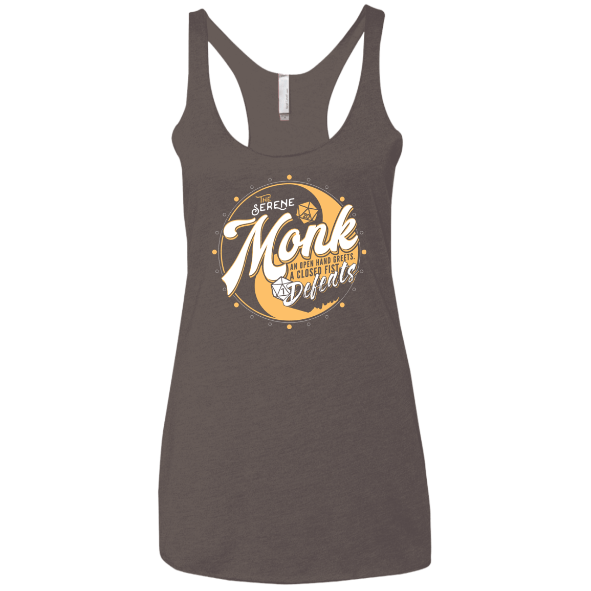 Monk Women's Triblend Racerback Tank