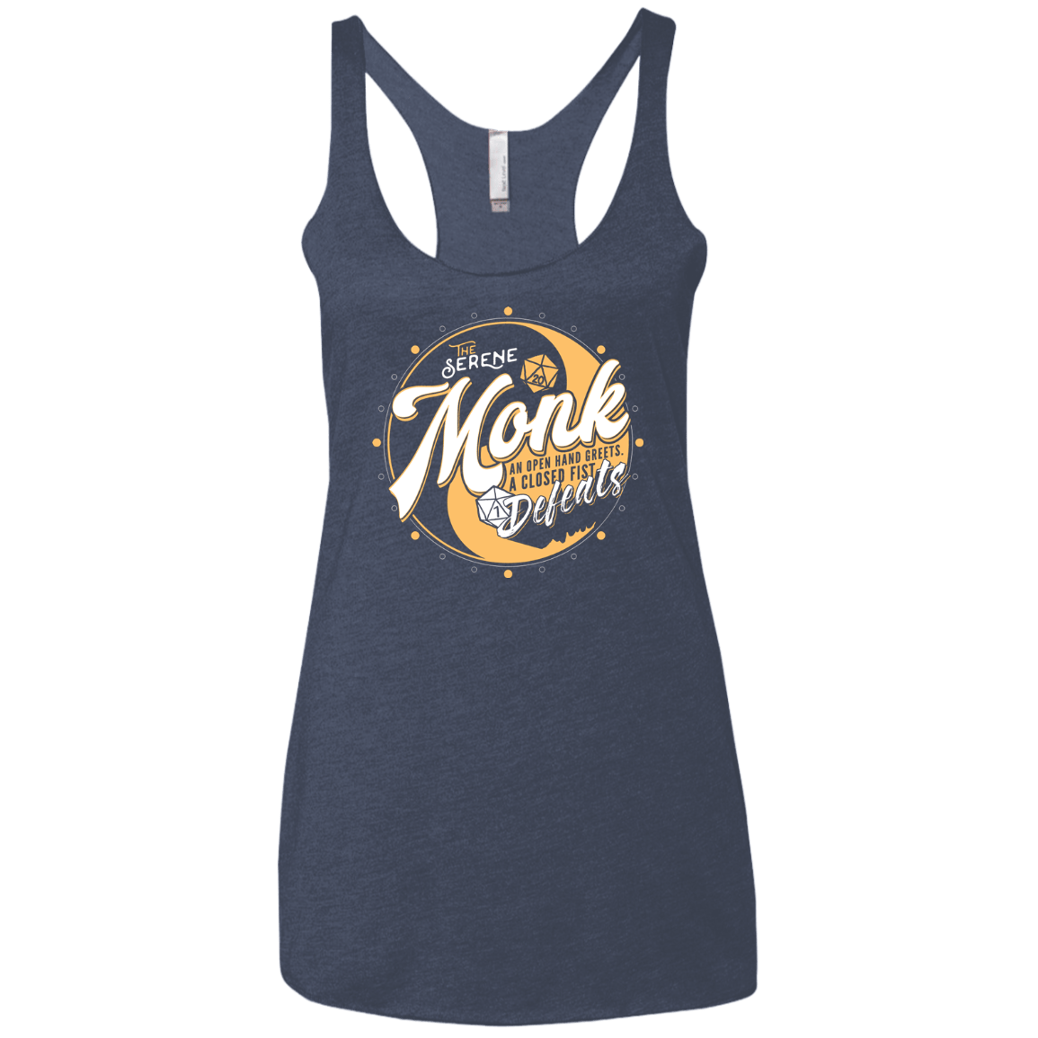 Monk Women's Triblend Racerback Tank