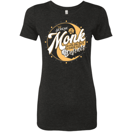 T-Shirts Vintage Black / S Monk Women's Triblend T-Shirt