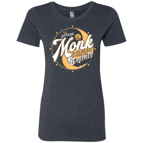T-Shirts Vintage Navy / S Monk Women's Triblend T-Shirt