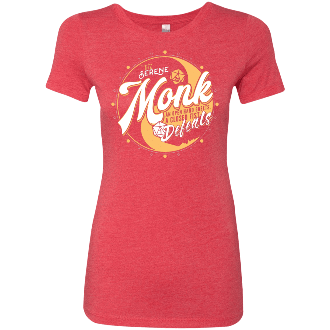 T-Shirts Vintage Red / S Monk Women's Triblend T-Shirt
