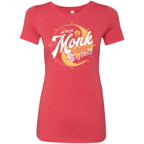 T-Shirts Vintage Red / S Monk Women's Triblend T-Shirt