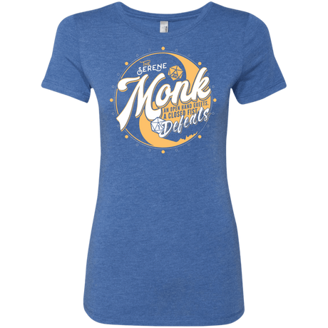 T-Shirts Vintage Royal / S Monk Women's Triblend T-Shirt