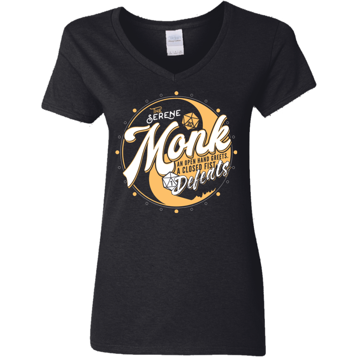 Monk Women's V-Neck T-Shirt