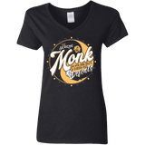 Monk Women's V-Neck T-Shirt