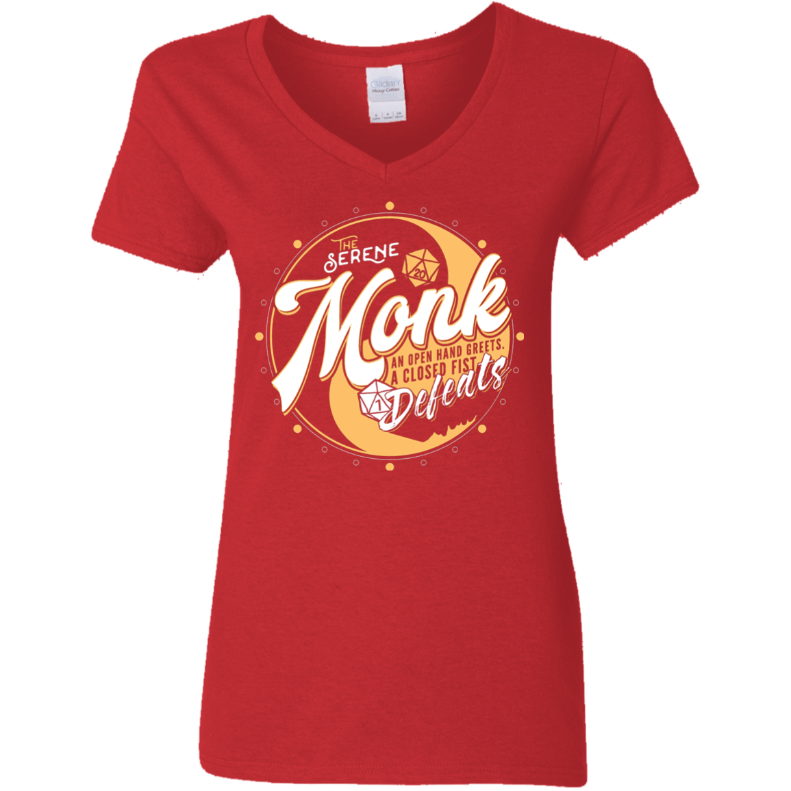 Monk Women's V-Neck T-Shirt