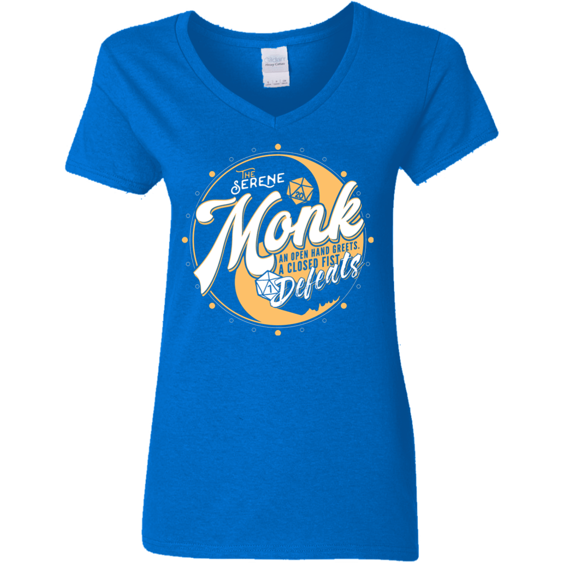 Monk Women's V-Neck T-Shirt