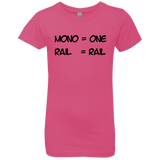 T-Shirts Hot Pink / YXS Mono Girls Premium T-Shirt