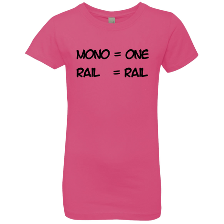 T-Shirts Hot Pink / YXS Mono Girls Premium T-Shirt