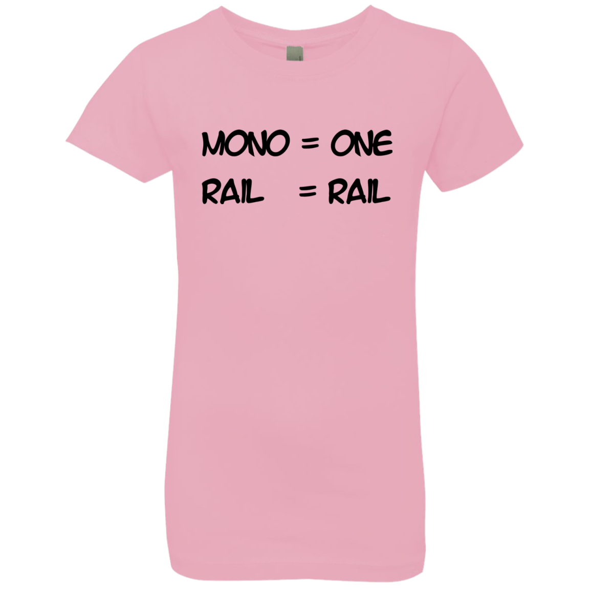 T-Shirts Light Pink / YXS Mono Girls Premium T-Shirt