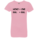 T-Shirts Light Pink / YXS Mono Girls Premium T-Shirt