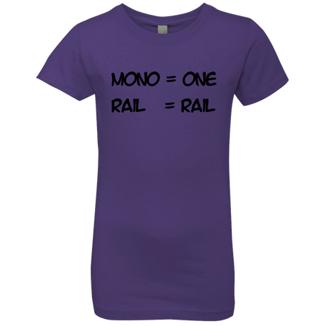 T-Shirts Purple Rush / YXS Mono Girls Premium T-Shirt