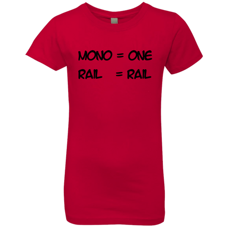 T-Shirts Red / YXS Mono Girls Premium T-Shirt