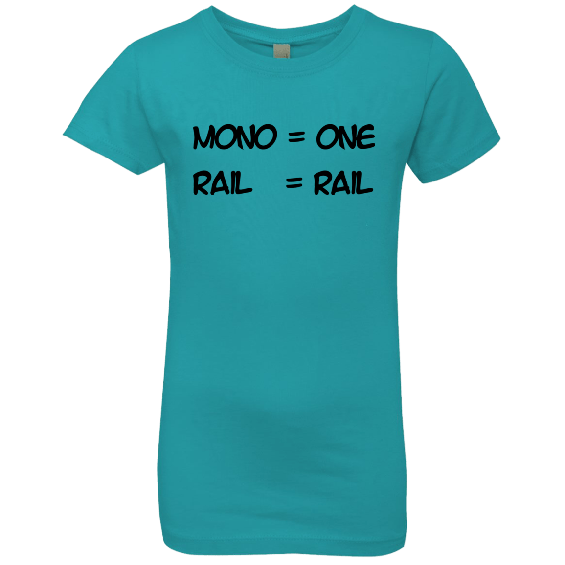 T-Shirts Tahiti Blue / YXS Mono Girls Premium T-Shirt