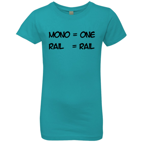 T-Shirts Tahiti Blue / YXS Mono Girls Premium T-Shirt