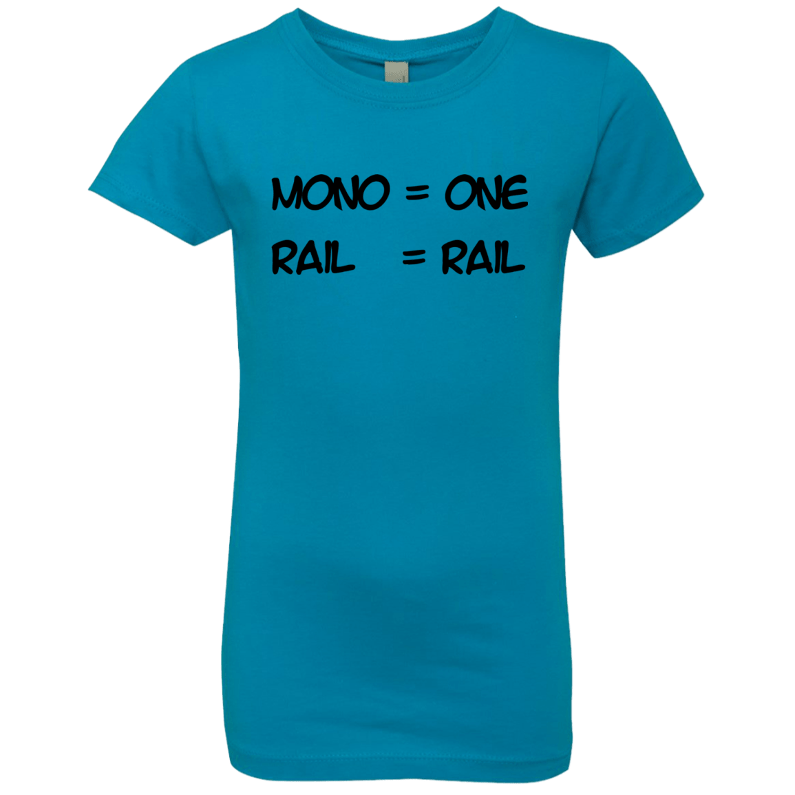T-Shirts Turquoise / YXS Mono Girls Premium T-Shirt