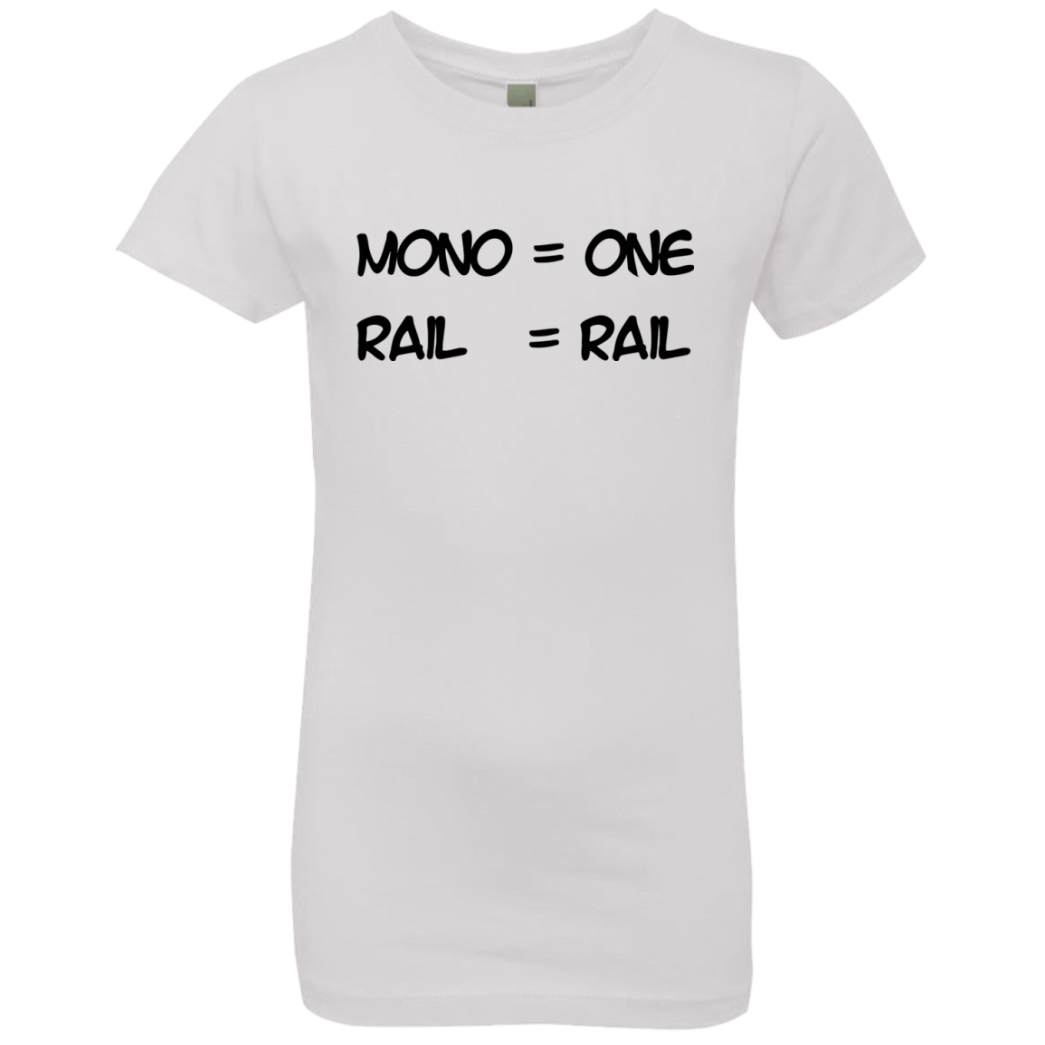 T-Shirts White / YXS Mono Girls Premium T-Shirt