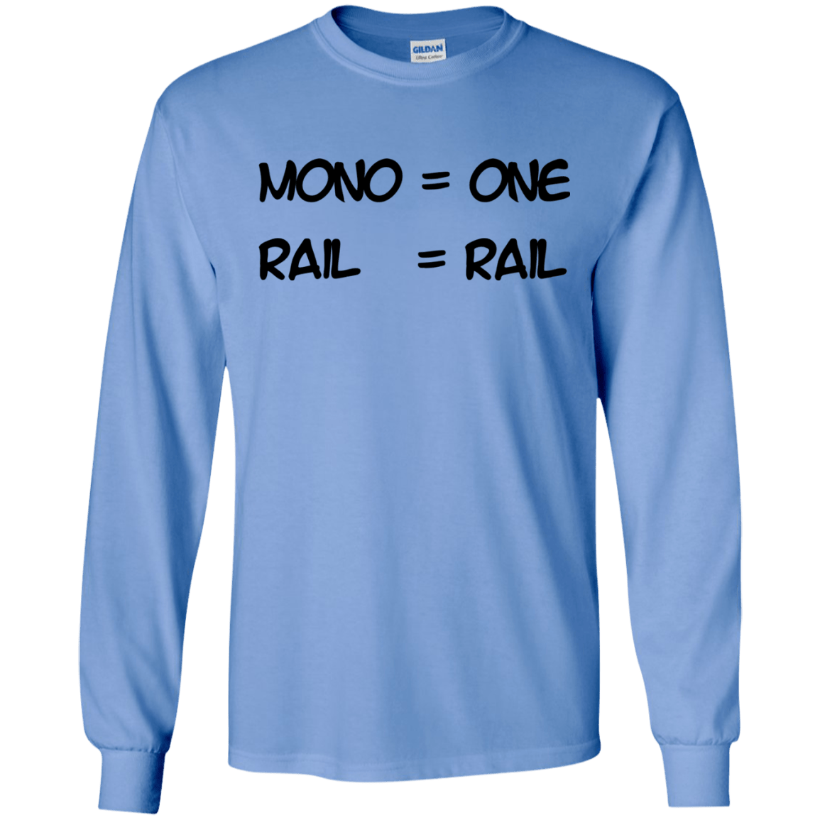 T-Shirts Carolina Blue / S Mono Men's Long Sleeve T-Shirt