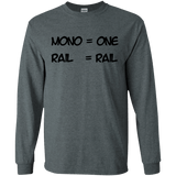 T-Shirts Dark Heather / S Mono Men's Long Sleeve T-Shirt