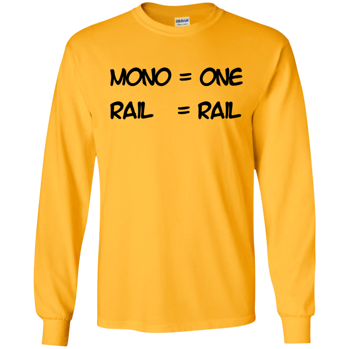 T-Shirts Gold / S Mono Men's Long Sleeve T-Shirt