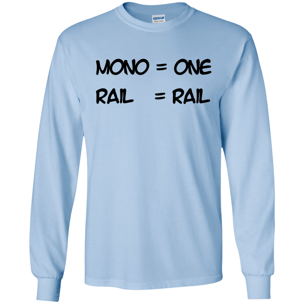 T-Shirts Light Blue / S Mono Men's Long Sleeve T-Shirt