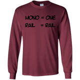 T-Shirts Maroon / S Mono Men's Long Sleeve T-Shirt