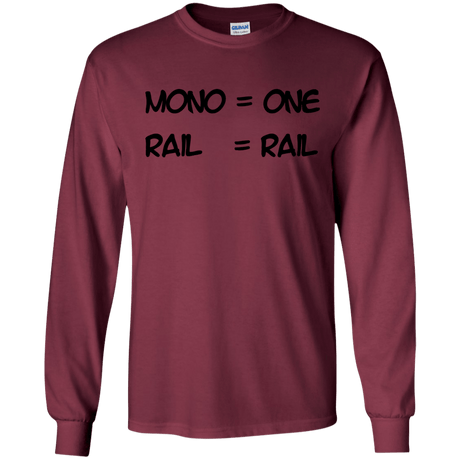 T-Shirts Maroon / S Mono Men's Long Sleeve T-Shirt