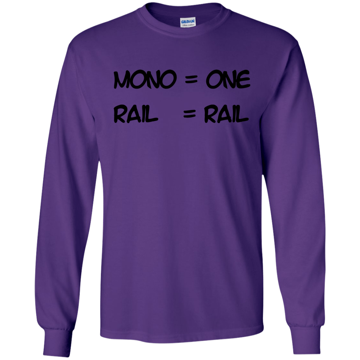 T-Shirts Purple / S Mono Men's Long Sleeve T-Shirt