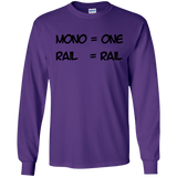 T-Shirts Purple / S Mono Men's Long Sleeve T-Shirt