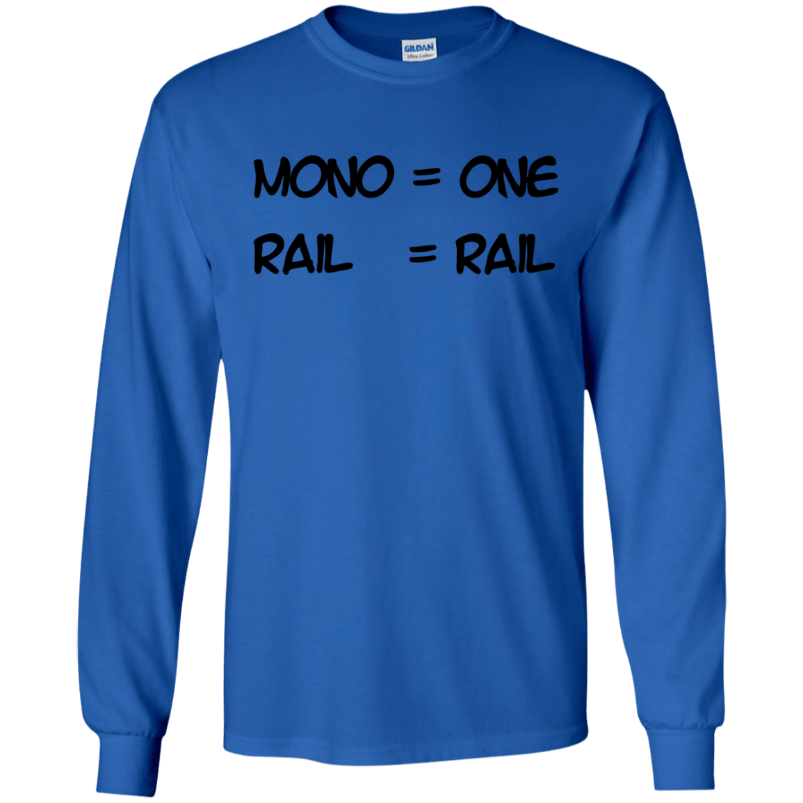 T-Shirts Royal / S Mono Men's Long Sleeve T-Shirt