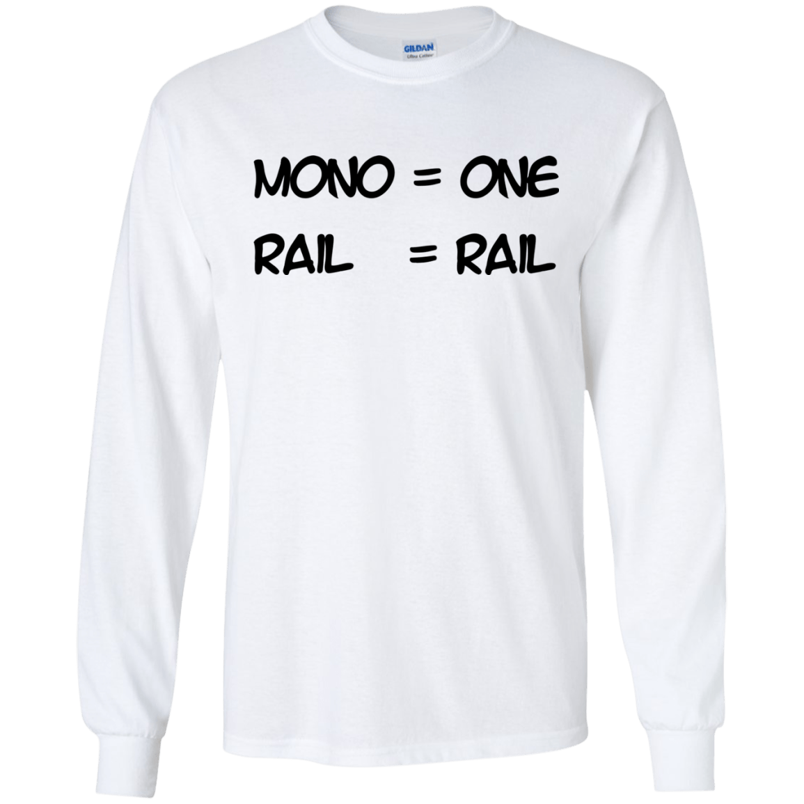 T-Shirts White / S Mono Men's Long Sleeve T-Shirt