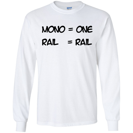 T-Shirts White / S Mono Men's Long Sleeve T-Shirt