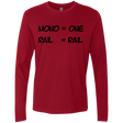 T-Shirts Cardinal / S Mono Men's Premium Long Sleeve