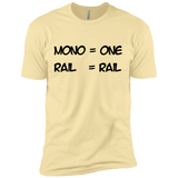 T-Shirts Banana Cream / X-Small Mono Men's Premium T-Shirt