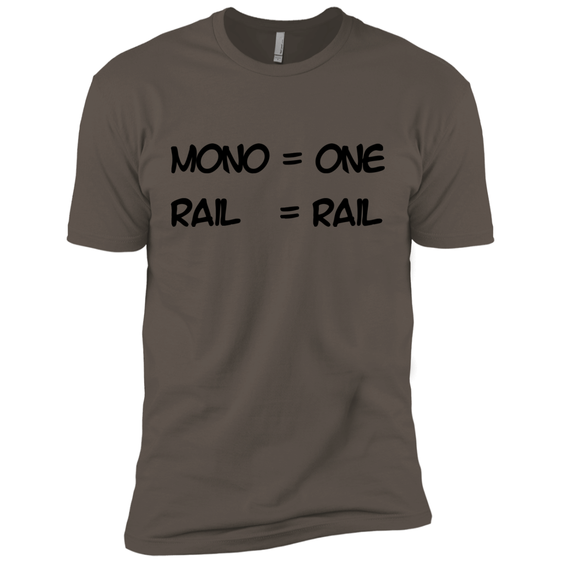 T-Shirts Warm Grey / X-Small Mono Men's Premium T-Shirt