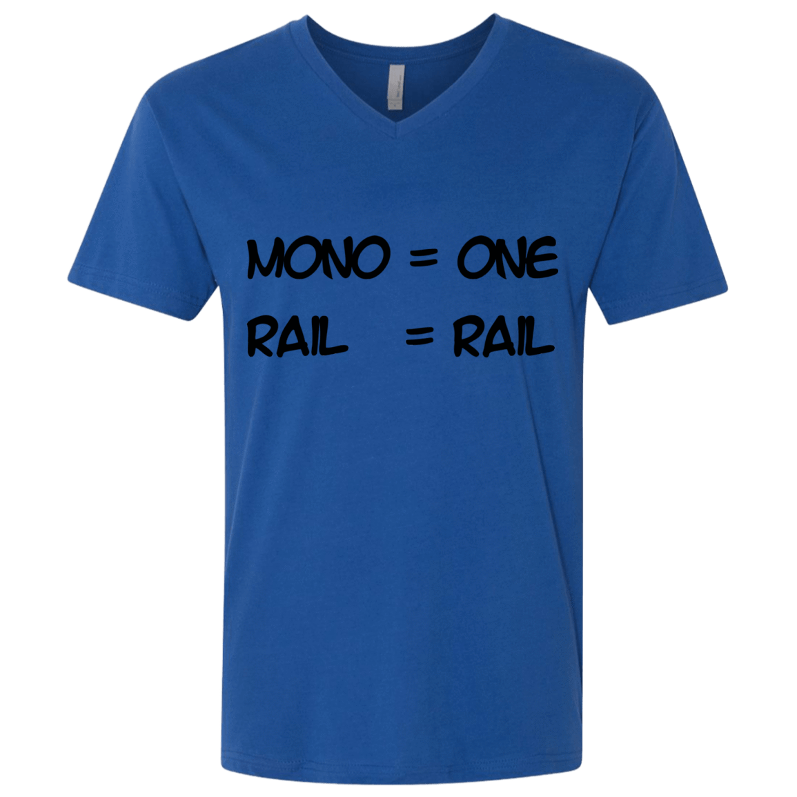 T-Shirts Royal / X-Small Mono Men's Premium V-Neck