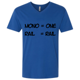T-Shirts Royal / X-Small Mono Men's Premium V-Neck