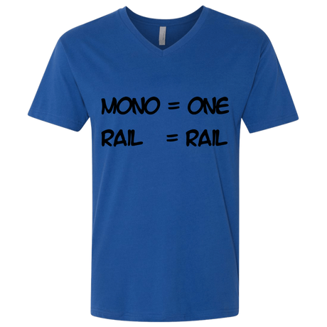 T-Shirts Royal / X-Small Mono Men's Premium V-Neck