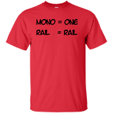 T-Shirts Red / XLT Mono Tall T-Shirt