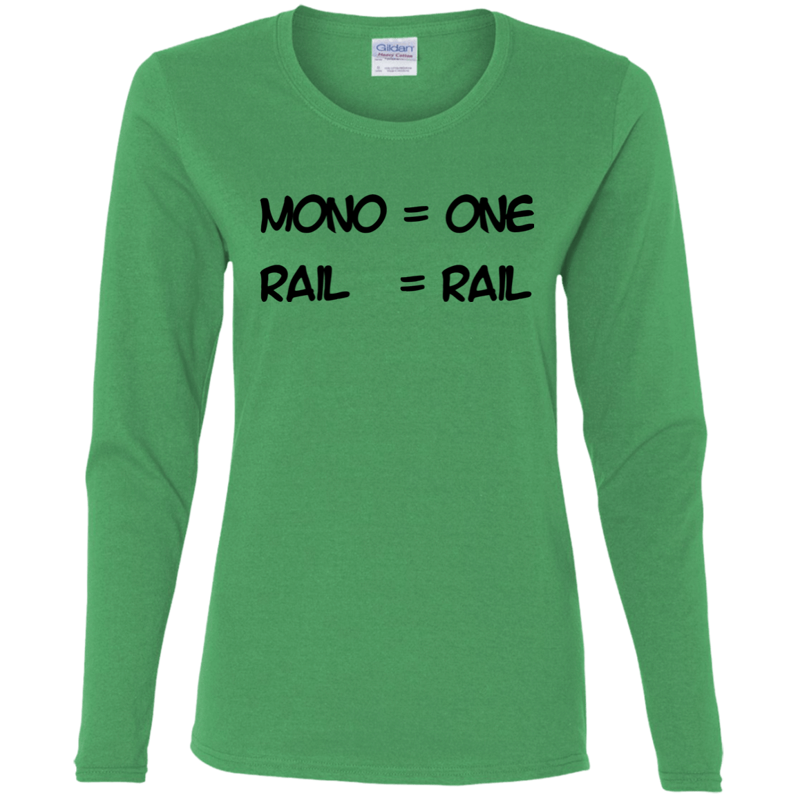 T-Shirts Irish Green / S Mono Women's Long Sleeve T-Shirt