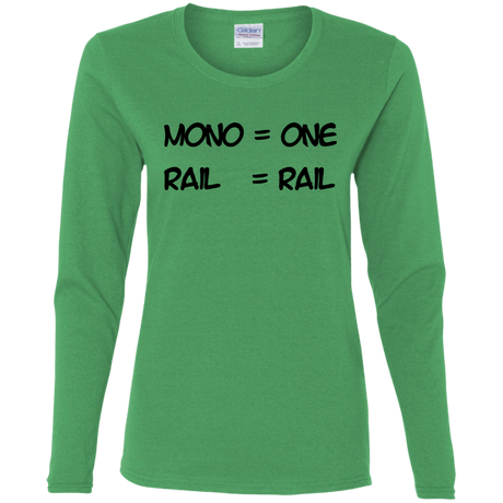 T-Shirts Irish Green / S Mono Women's Long Sleeve T-Shirt