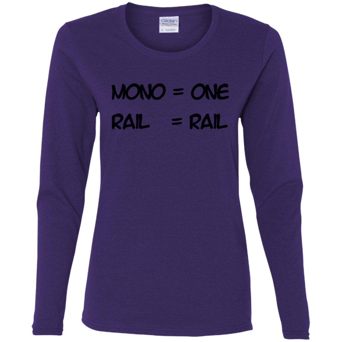 T-Shirts Purple / S Mono Women's Long Sleeve T-Shirt