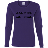 T-Shirts Purple / S Mono Women's Long Sleeve T-Shirt