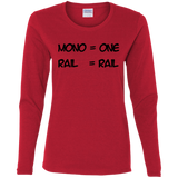 T-Shirts Red / S Mono Women's Long Sleeve T-Shirt