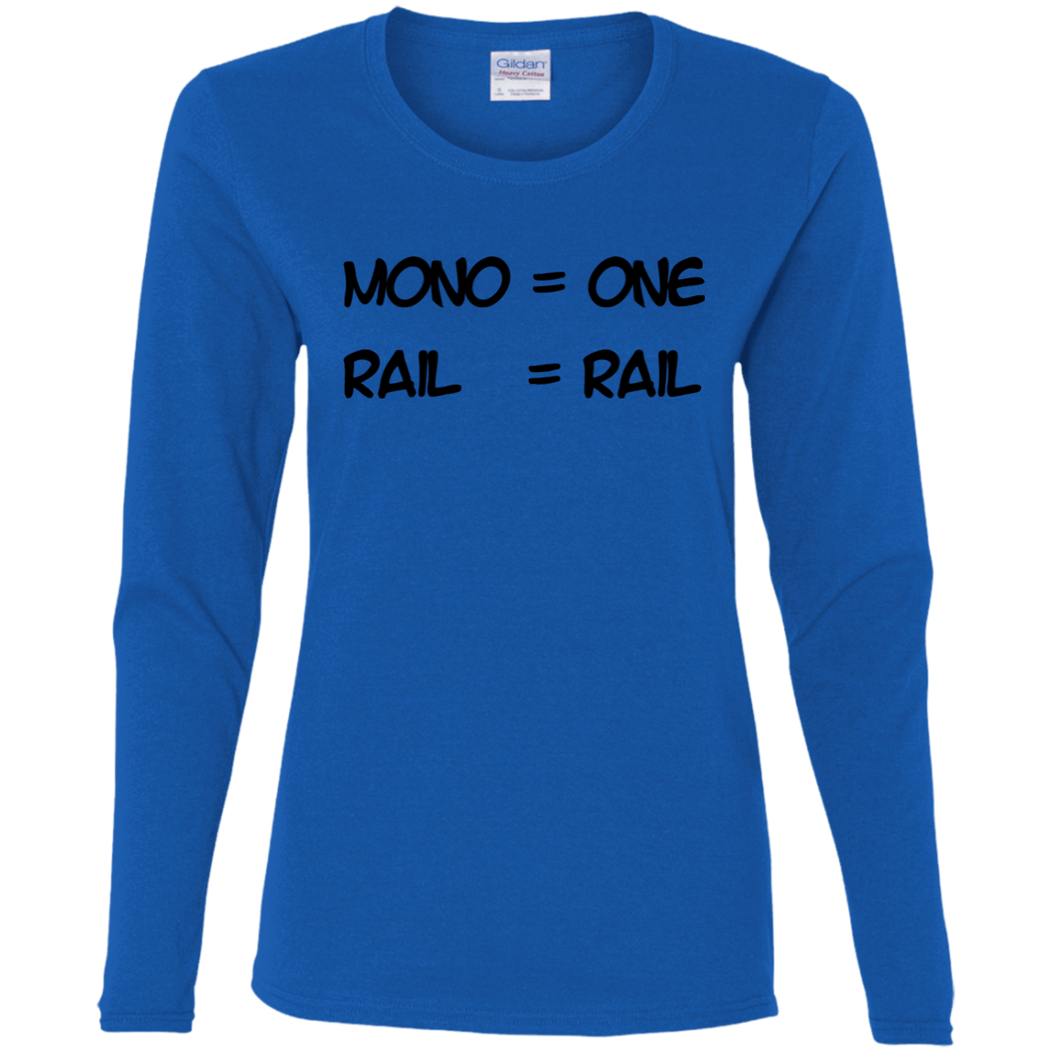 T-Shirts Royal / S Mono Women's Long Sleeve T-Shirt