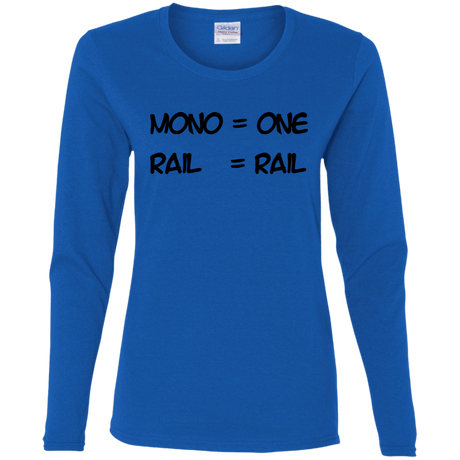 T-Shirts Royal / S Mono Women's Long Sleeve T-Shirt