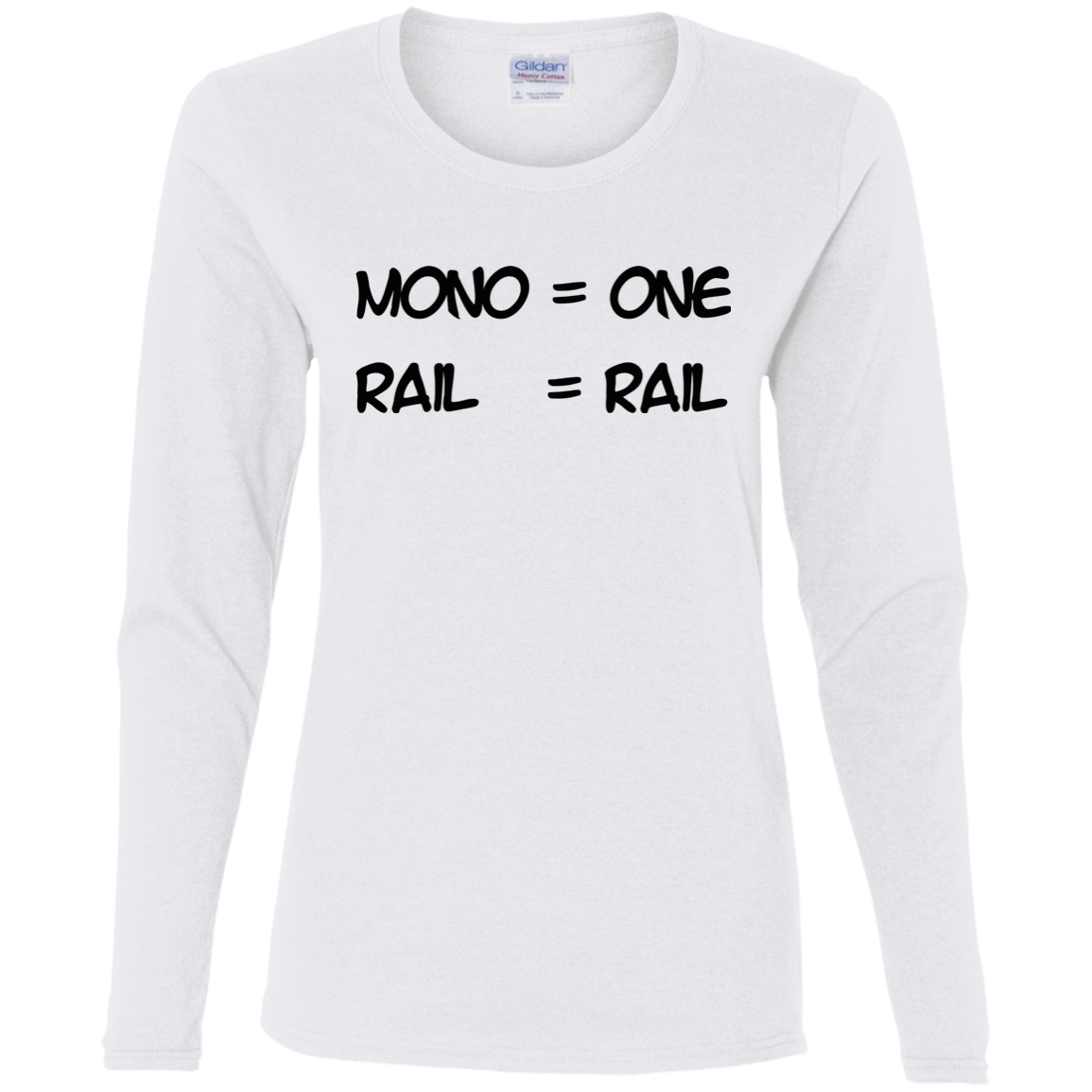 T-Shirts White / S Mono Women's Long Sleeve T-Shirt