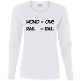 T-Shirts White / S Mono Women's Long Sleeve T-Shirt