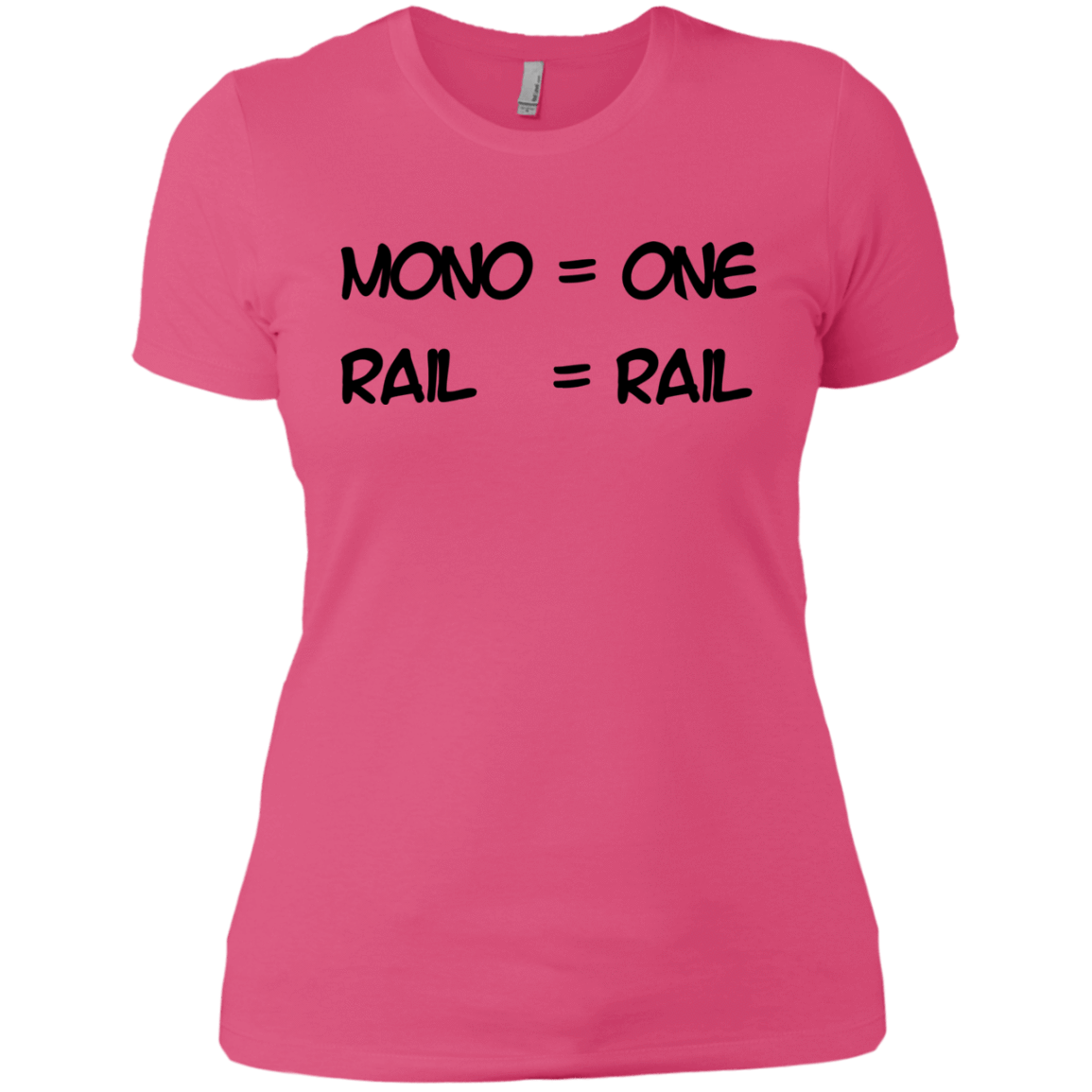 T-Shirts Hot Pink / X-Small Mono Women's Premium T-Shirt