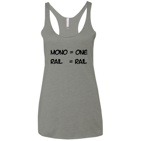 T-Shirts Venetian Grey / X-Small Mono Women's Triblend Racerback Tank